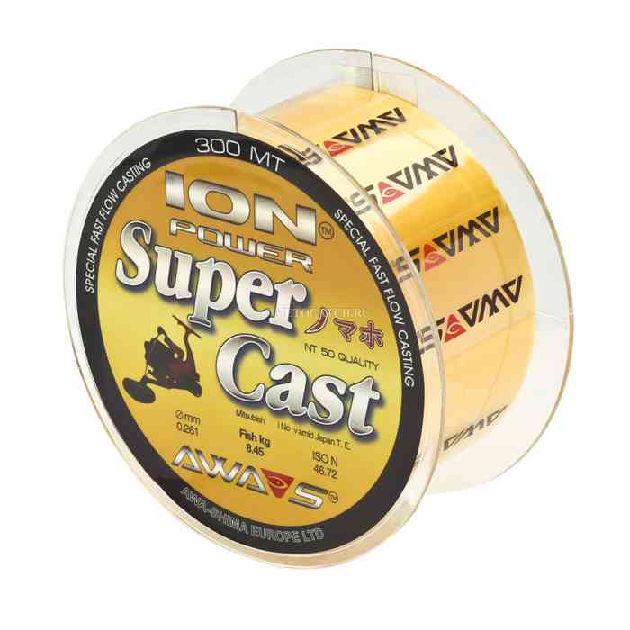 Леска карповая Awa'S ION POWER SUPERCAST 0.234мм