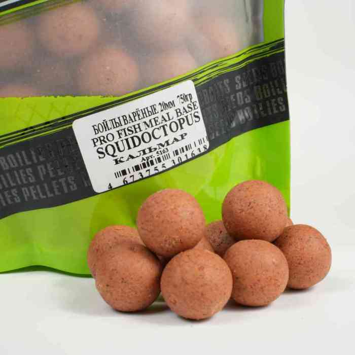 Бойлы варёные сквидоктопус PRO FISH MEAL   д15 мм