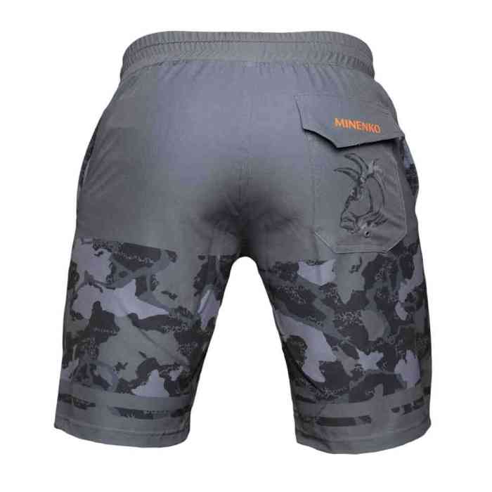 Шорты на резинке Graphite black camo (XXL)