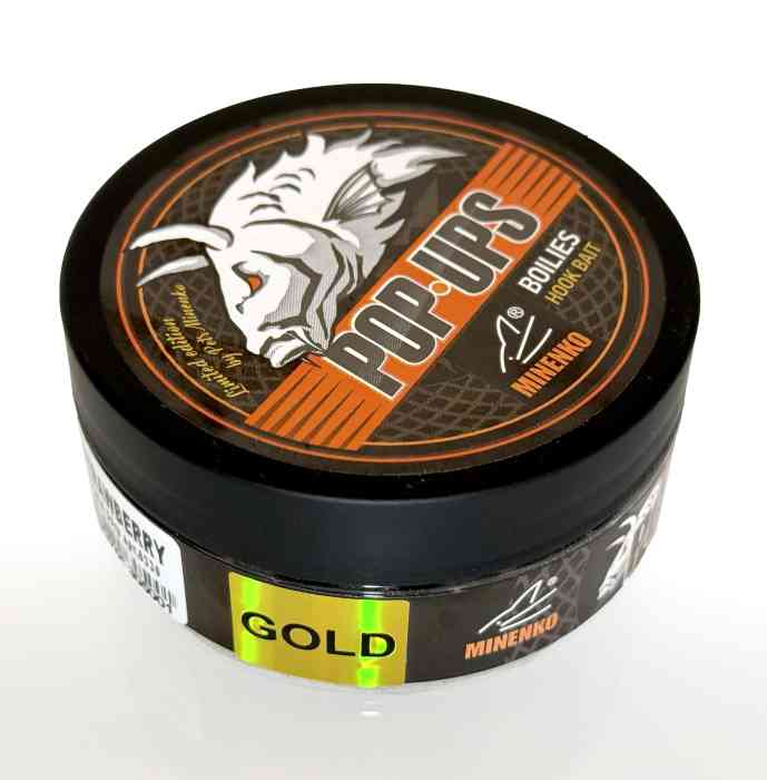 Бойлы плавающие POP-UP GOLD в обсыпке STRAWBERRY (КЛУБНИКА) 12 мм