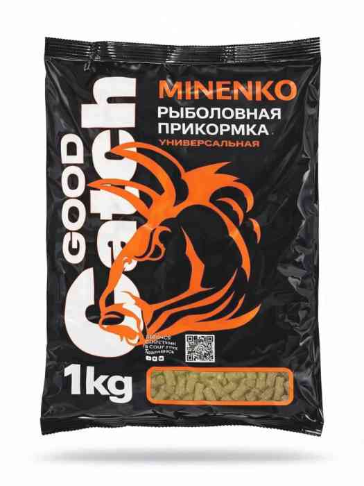Гранулированная прикормка MINENKO Good Catch (1 кг) Чеснок 5мм