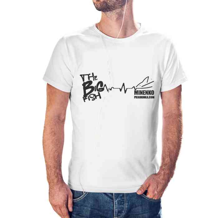 Футболка MINENKO «The Big Fish» (L) белая