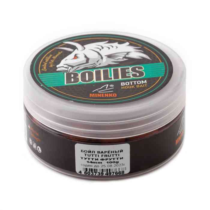 Насадочные бойлы MINENKO TUTTI FRUTTI 14мм (варёные)