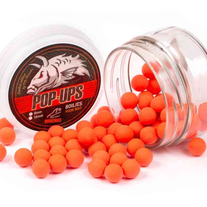 Бойлы плавающие MINENKO STRAWBERRY Pop-Up 10мм