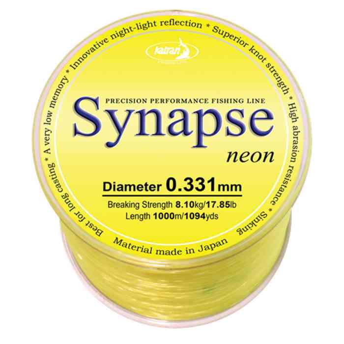 Купить Купить Леска Katran Synapse Neon 0.331 мм (жёлтая)