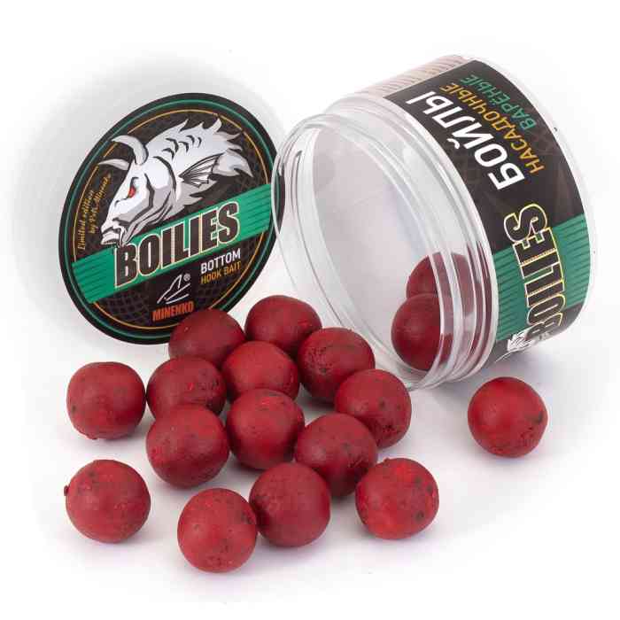 Насадочные бойлы MINENKO MONSTER CRAB 24мм (варёные)