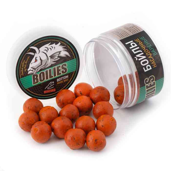 Насадочные бойлы MINENKO ORANGE PLUM 24мм (варёные)