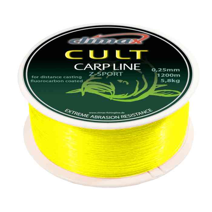 Купить Купить Леска Climax CULT Carp Line Z-Sport fluo-yellow 0.22мм