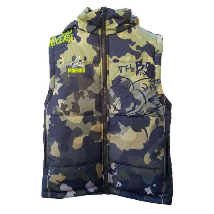 Безрукавка MINENKO CA/RP Green Camou именная L (52-54)