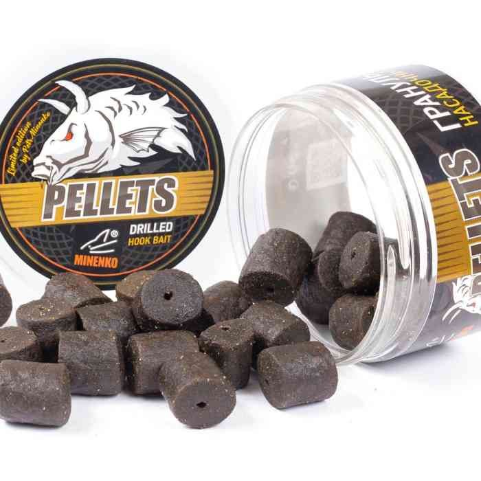 Насадочный пеллетс MINENKO BLACK HALIBUT garlic (20мм)