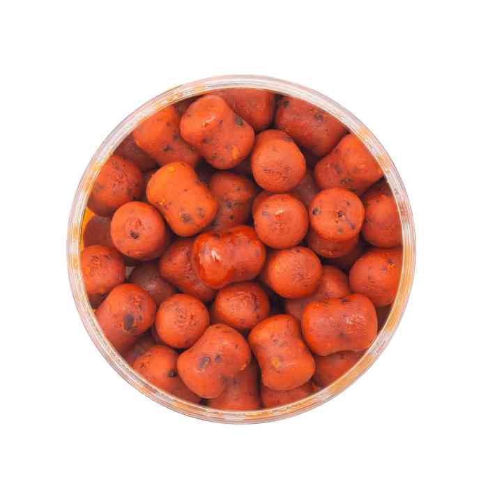 Насадочные DUMBELLS бойлы MINENKO MANDARINE 14x20мм (в дипе)